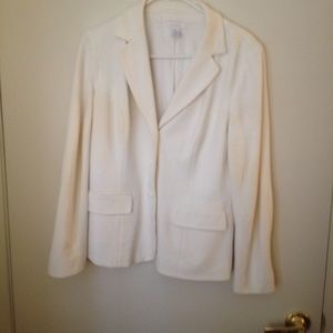 Chicos blazer / jacket in cream / winter white